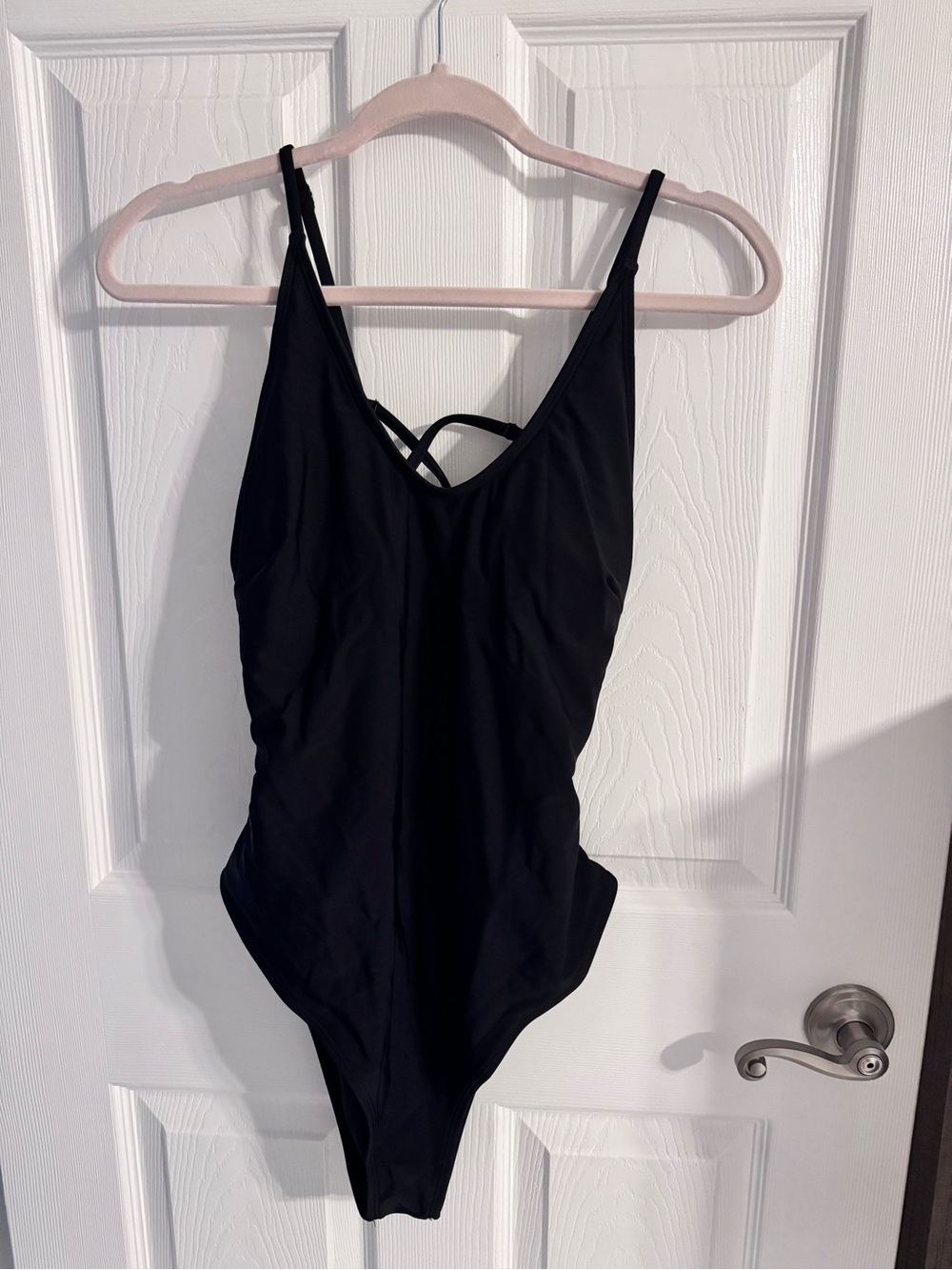 Cupshe Black Strappy Cutout One-Piece Swimsuit